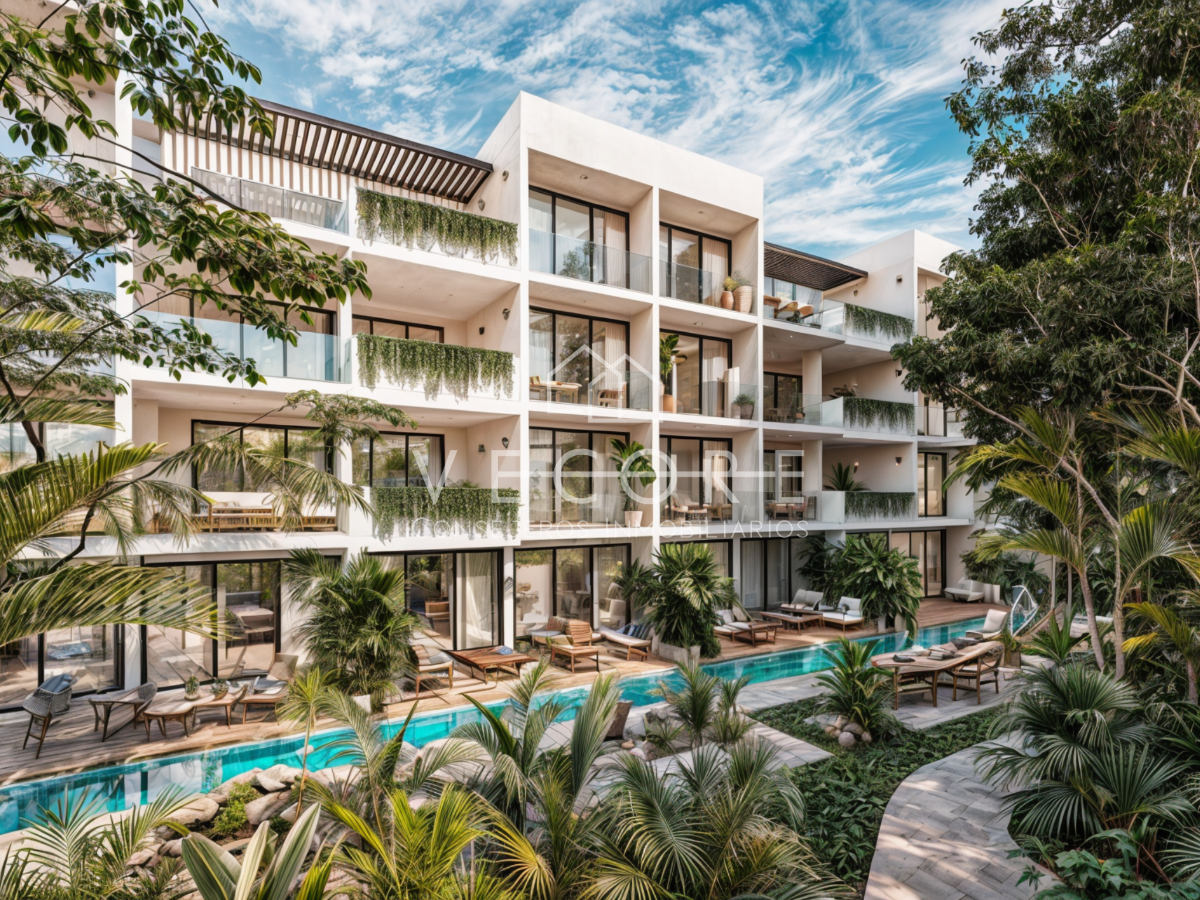 DEPARTAMENTO EN PREVENTA EN "TULUM 101", TULUM, QUINTANA ROO — foto 1