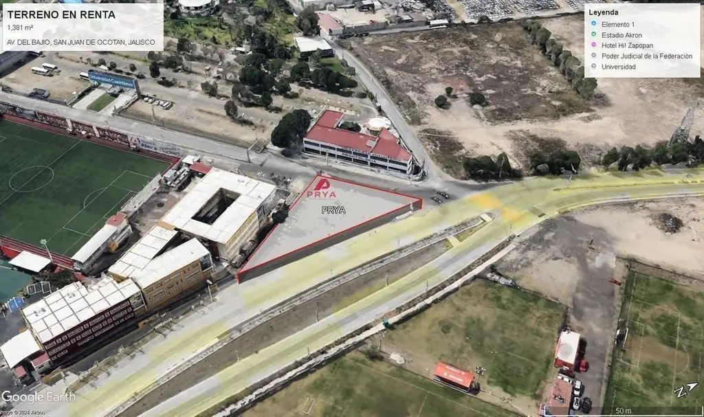 Terreno en renta , San Juan de Ocotan , Zapopan ,Jalisco — foto 1