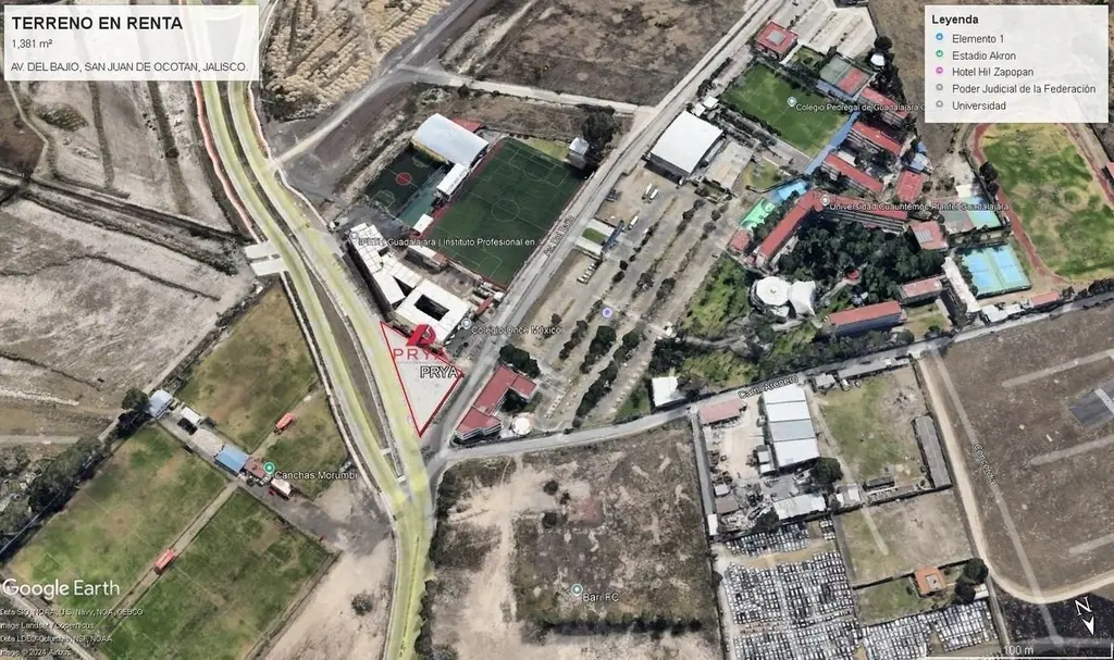 Terreno en renta , San Juan de Ocotan , Zapopan ,Jalisco — foto 3