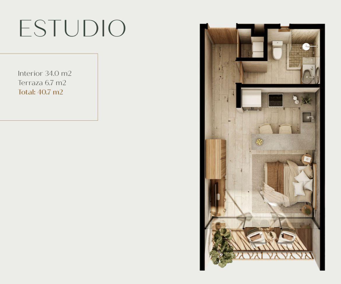 Departamento en Venta en Tulum "Waye" — foto 3
