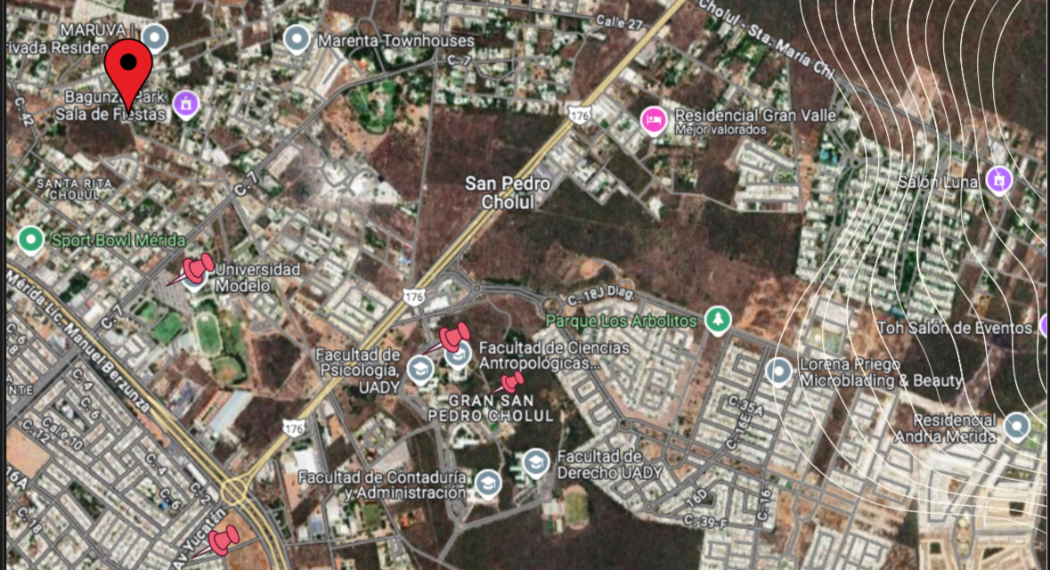 Venta de Terreno en las Margaritas, Cholul de 846 m2 — foto 4