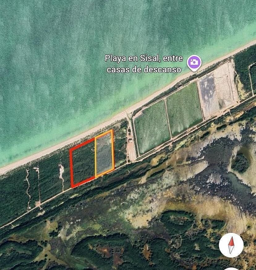 Terreno en venta frente al mar en  Sisal, Yucatán. — foto 4