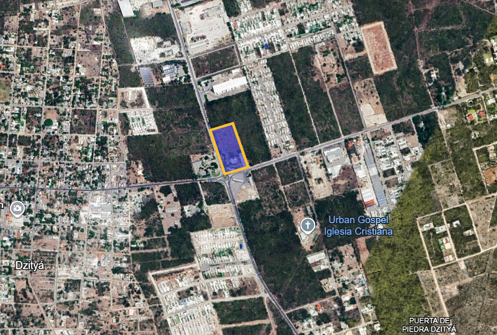 Terreno en venta en Dzityá, Mérida, Yucatán | En esquina | Frente a crucero — foto 5