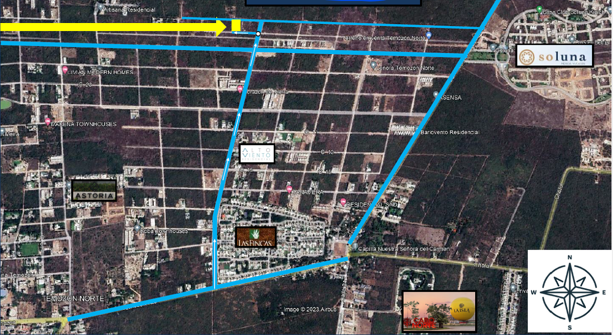 Terreno en venta en Temozón Norte, Mérida, a pie de calle — foto 6